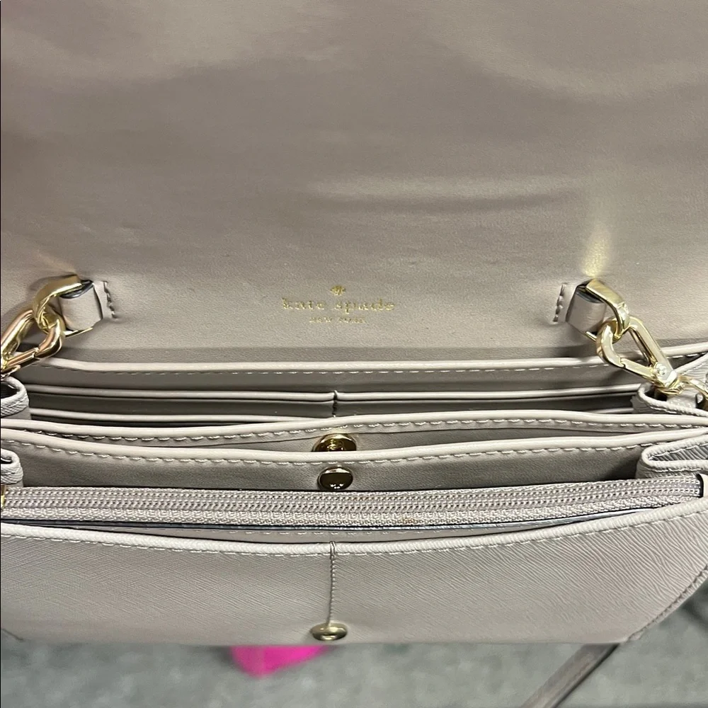 Kate Spade Gray Owl Crossbody Bag